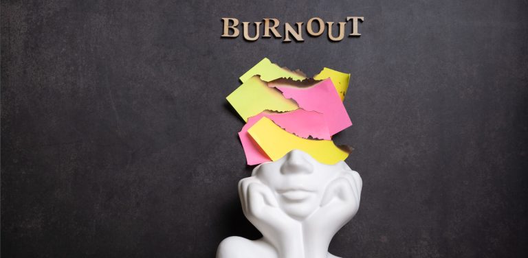 conceptualized visual representation of burnout